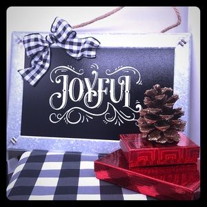 - 🥰❤️Metal and chalkboard Wall hanging💕💕